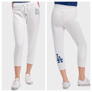 NWT LA Dodgers DKNY The Hampton Jogger Pants Sz S